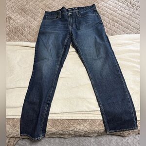 Old Navy Men's Dark Blue Slim built in flex jeans 36 x 32